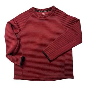 Layers‎ burgundy New lg. 10/12 Burgundy Ribbed Long Sleeve Top